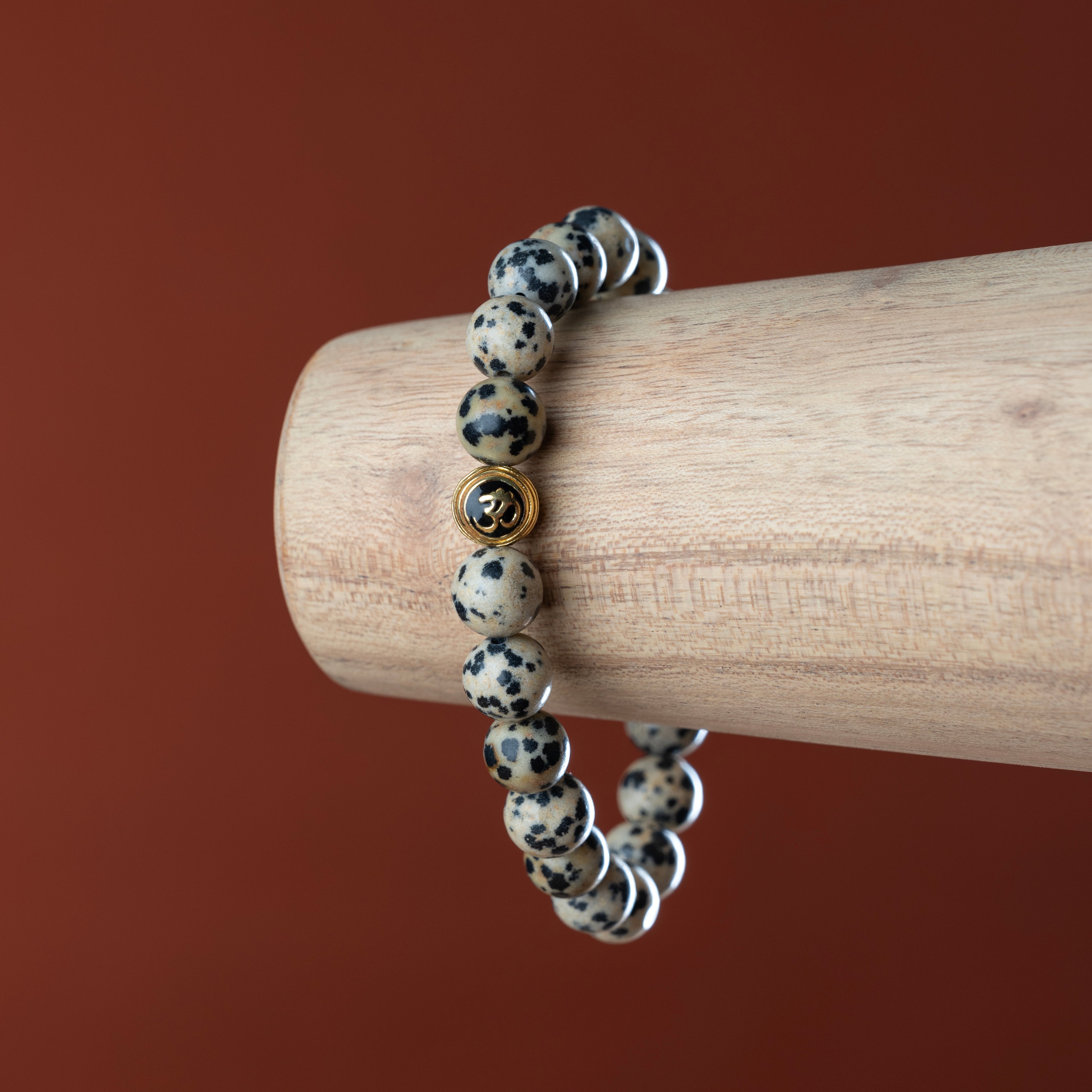 Dalmatian Jasper Bracelet For Happiness and Joy