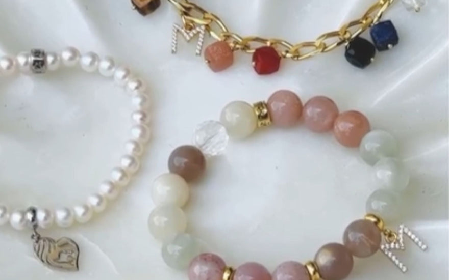 Personalized bracelet - gemstone 