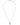 925 sterling silver necklace with blue enamel bead accents and a coffee cup charm pendant, worn as a delicate everyday necklace.
