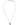 925 sterling silver necklace with lavender enamel accents and an enamel dog charm pendant on a delicate chain.