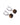 925 sterling silver Tiger Eye drop huggie earrings with pavé zircon detailing on white background featuring faceted natural Tiger's eye gemstone charm.