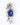 925 Sterling silver rhodium plated  bird brooch with lapis lazuli body stone and amethyst accent.