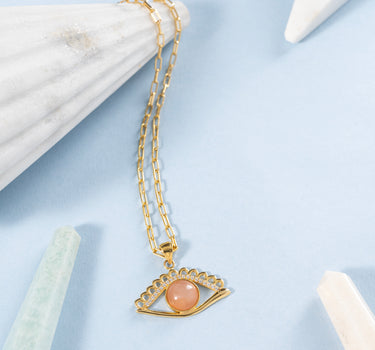 Cosmic Eye Moonstone Necklace