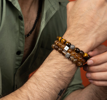 Botswana Agate Bracelet for Healing & Strength