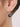 Black Onyx Dop Hoop Earrings