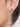 Mosaic Black hoop Earrings