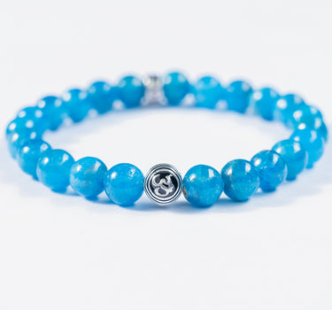 Blue Apatite Bracelet for Better Communication