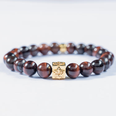 Red Tiger's Eye Cosmic Star Bracelet