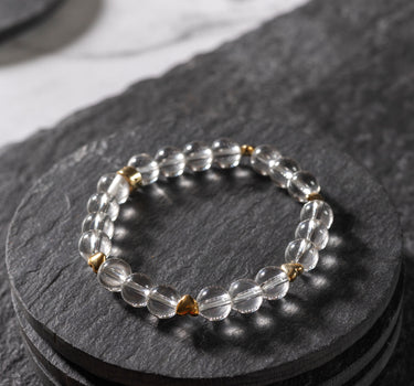 Anxiety Relief - Clear Quartz with hearts