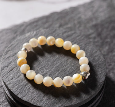 Mother of Pearl with heart charm