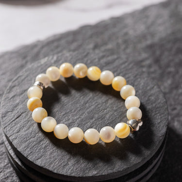 Mother of Pearl with heart charm