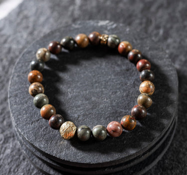 Multi Jasper Bracelet for Energy & Focus