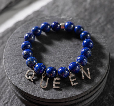 Queen bracelet with Lapis Lazuli stone