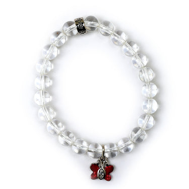 Butterfly crystal bracelet