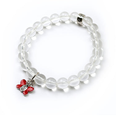 Butterfly crystal bracelet