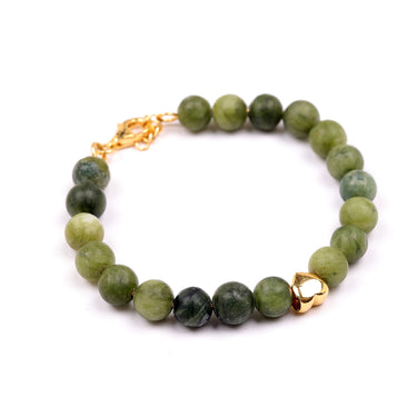 Heart of jade bracelet