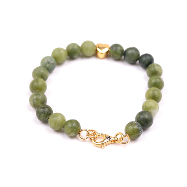 Heart of jade bracelet