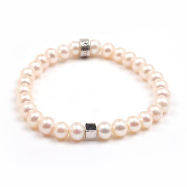 Pearly cube bracelet