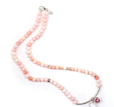 Serene Pink Opal Necklace