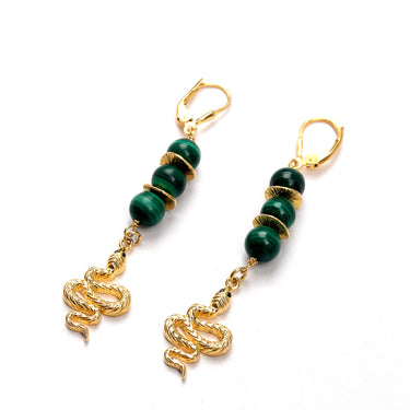 Mystic Malachite Earrings