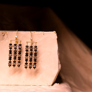 MIDNIGHT CASCADE EARRINGS