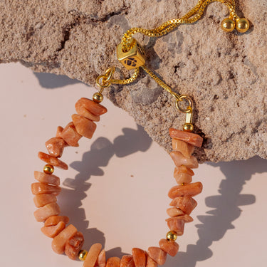 Peach Moonstone Aira Bracelet