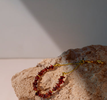 Garnet Aira Bracelet
