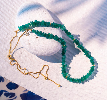 GREEN ONYX AIRA NECKLACE