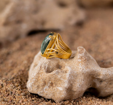 CELESTE SERAPHINITE RING