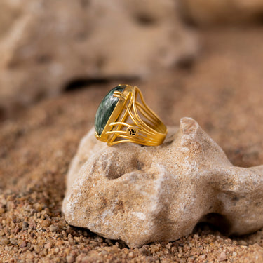 CELESTE SERAPHINITE RING