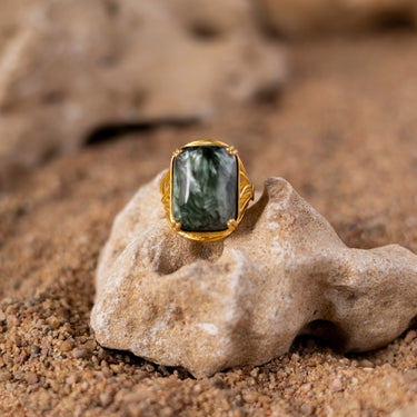 CELESTE SERAPHINITE RING