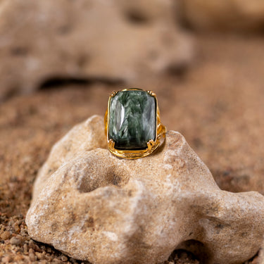 CELESTE SERAPHINITE RING