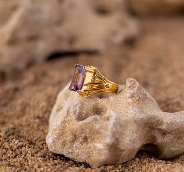 IRIS AMETHYST RING