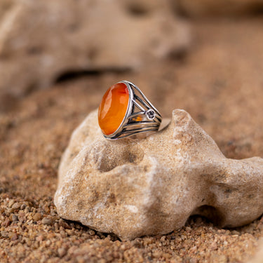 For Creativity: Carnelian Empowerment Ring