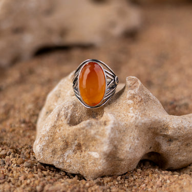For Creativity: Carnelian Empowerment Ring