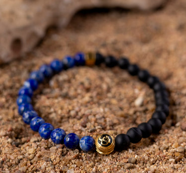 Lapis Lazuli and Black Onyx Bracelet For Healing benefits