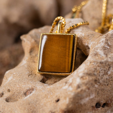 Tiger’s Eye Amulet Men’s Pendant Necklace (Limited Edition)