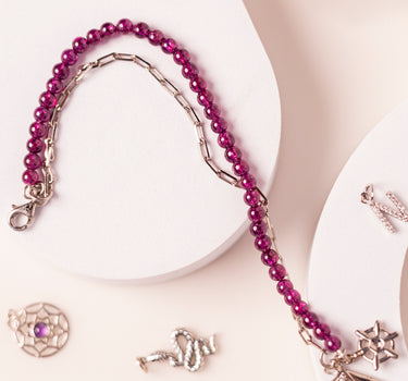 Sail Away Garnet Rhodolite Bracelet