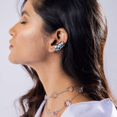 Kaia Silver Ear Cuffs