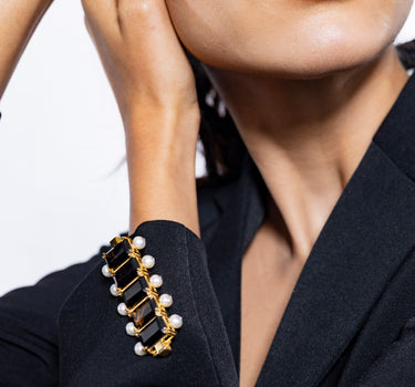 Smoky Cascade Brooch