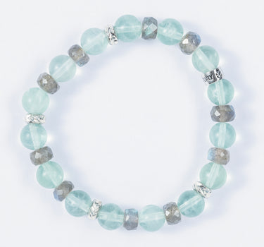 Career Clarity Bracelet – Fluorite & Labradorite for Focus, Growth & Direction
