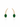 Green Onyx Climber Earrings