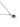 925 sterling silver green onyx necklace with a floral-inspired pendant, sparkling zircon accents, and a polished gemstone centerpiece on a white background.