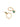 Gold-plated hoop earrings with floral charms featuring a bezel set green gemstone surrounded by cubic zirconia accents on white background.