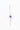 A 925 sterling silver ear cuff, rhodium plated featuring an oval bezel set amethyst gemstone and pavé zircon zigzag detailing, styled along the ear on white background
