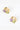 A  Gold-plated 925 sterling silver stud earrings with amethyst, peridot and citrine gemstone cluster design.