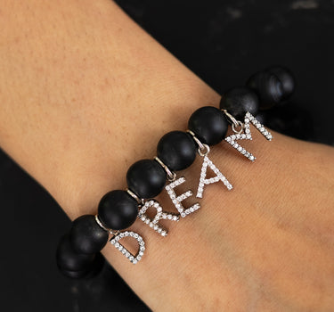 Dream bracelet with Matt Black onyx stone