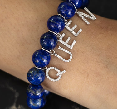 Queen bracelet with Lapis Lazuli stone