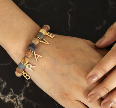 Brave bracelet with Multi Jasper stones