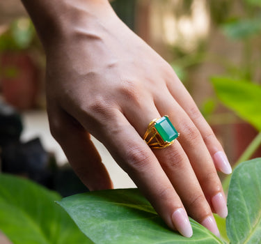 IVY GREEN ONYX RING